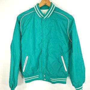 Vtg Outreach Jacket Men's Large Zip Front Long Sleeve Reversible Multicolor